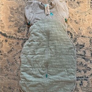Love to Dream Gray and Teal Swaddle 2.5 Tog Medium